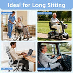 Inflatable Pressure Relief Air Cell Cushion for Wheelchair & Mobility Scooter, Breathable Cooling Seat Cushion for Pain Relief, Anti Bedsores, Long Sitting, Medical & Office Use (18" x 16")