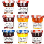 Bonne Maman Assorted Preserves - Strawberry, Apricot, Raspberry, Orange, Cherry, Honey, Grape, Blueberry - 8 jars x 1 oz