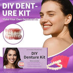 At-Home DIY Denture Kit: Full Set of Upper & Lower False Teeth for DIY Smile Transformation-MM1