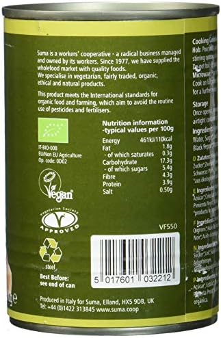Suma Organic Baked Beans 400 g (Pack of 12)