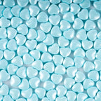 Kasvan Blue Heart Shapes Sprinkles - Edible Candy Pearls 130g/4.58 Oz, Mix Size, Baking Cake Decorations, Ice Cream Toppings and Cookie Decorating, Wedding Party Chirstmas Supplies (Blue)
