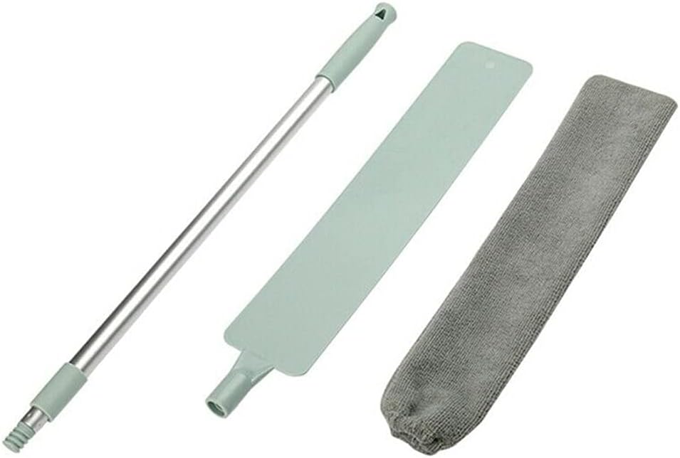VALINK Extendable Gap Cleaning Brush, Bedside Dust Brush Long Handle Mop, Reusable Microfibre Duster Sweeping Brush