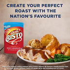 Bisto Reduced Salt Beef Gravy Granules, Great with Beef 190 g Drum (Pack of 1)