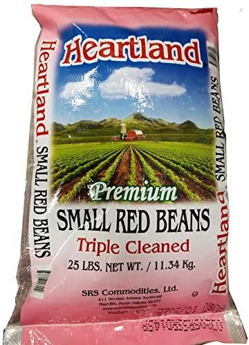 Heartland Red Beans, Premium Quality, Grown in USA Triple Cleaned, 25 lbs