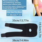 ElevateTech Elbow Brace for Tendonitis Women Men Elbow Pad Brace Support Tennis Elbows Compression Arm Sleeve Wrap Support with Adjustable Straps, Golfer's Elbows Sprains/Strains Pain