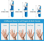 Trigger Finger Splint Brace for Thumb Index Middle Ring Pinky, Metal Foam Broken Dislocated Finger Stabilizer, Aluminum Bendable Curved Mallet Wrap for Arthritis Pain Tendon Injury Immobilizer Knuckle
