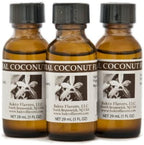 Bakto Flavors Natural Coconut Flavor (1 FL OZ) Pack of 3