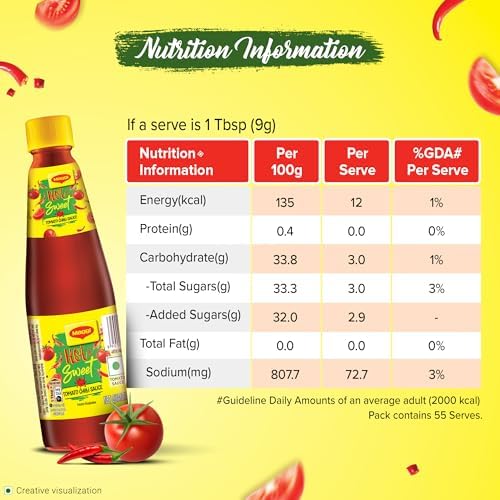 Maggi Hot & Sweet Tomato chilli sauce 500g