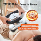 VEVOR Chiropractic Massager, 400-4600rpm Variable Speed Professional Vibrating Massager, Handheld Chiropractic Orbital Body Massager for Back, Neck, Shoulder Muscle Relief