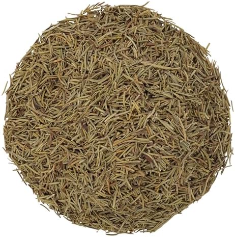 Halo Naturals Organic Rosemary Leaf Whole, 4 Ounces (Rosmarinus officinalis) USDA Certified | Resealable Pouch| Packaged in The USA