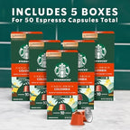 Starbucks by Nespresso Original Line, Single-Origin Colombia, Medium Roast Coffee, 50-count Espresso Pods