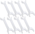 Angzhili 8 Pcs Dental Intraoral Cheek Lip Retractor,Cheek Retractors Opener Mouth Opener,Double Head T-Shape Dental Orthodontic Tool Surgical Retractor (Small, Clear)