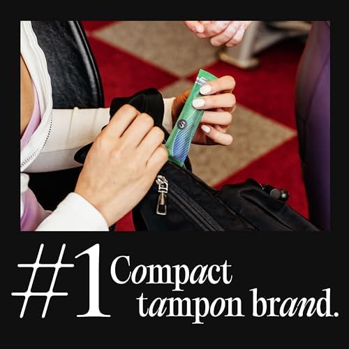 U by Kotex Tampons, Click Compact Multipack, Regular/Super Absorbency, Unscented, 30 Count