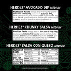 HERDEZ® Salsa Dipping Variety 3 Pack – NEW! Chunky Medium, Salsa Con Queso, Avocado Dip Medium – Authentic Mexican Flavor Dips for Chips