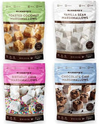 Hammond's Candies | Gourmet Variety Pack Marshmallows | 4 Bags, Great for Snacking | Hot Chocolate, S’mores and Homemade Brownies | Small Batches | Handcrafted in the USA