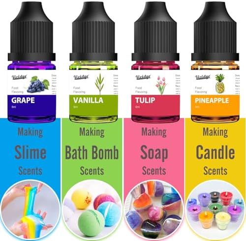 Food Flavoring Oil, Lip Gloss Flavor Oil - 30 Pack Concentrated Food Flavor Oil Extracts for Baking, Cooking, Candy, Beverages - Water & Oil Soluble Flavoring Oil for Lip Balm and Soap Making