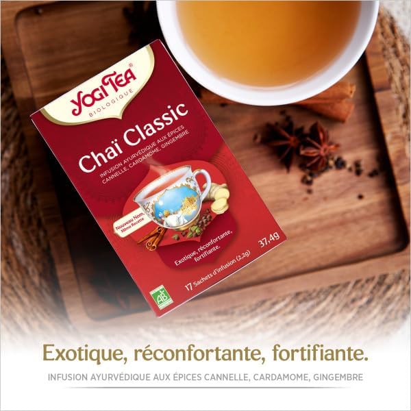 YOGI TEA Organic Classic Tea, 17 CT