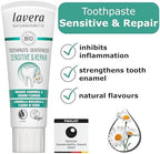 Lavera Organic Sensitive & Repair Toothpaste with Fluoride New 2.54 fl oz