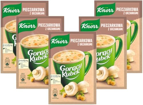 Knorr Goracy Kubek Mushroom with Croutons 15g (Pack of 5)
