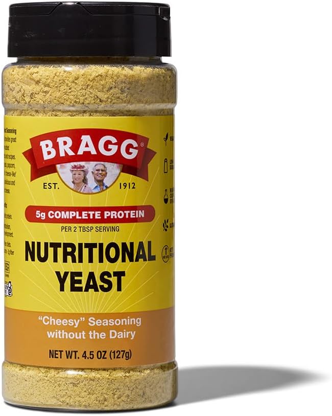Bragg Premium Nutritional Yeast Seasoning 4.5 Ounce (Packaging May Vary)