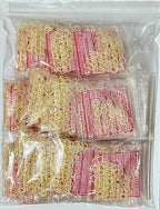 Orthodontic Elastics - 1/4 Medium (6.4 mm) 50 individual bags of 100 elastics per bag - Amber Latex - Made in USA