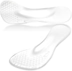 1 Pairs High Heel Insoles for Women, Arch Support Inserts for Sandals, Insoles for Silicone Sandals for Plantar Fasciitis, Flat Feet, High Arches & Foot Pain, Trim-to-Fit for Heels, Flats, Boots