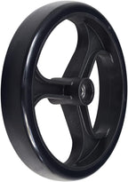 AlveyTech 8" Rear Caster Wheel for Drive Medical Duet Rollator/Transport Chair (795) & D-Lite Rollator (750N) - Replacement 3-Spoke Black 8 Inch Wheel for Rollators & Transport Chairs (9501A75008)