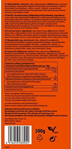 Fazer Tutti Frutti Original natural colours Gummy 1 Pack of 350g