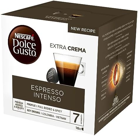 Nescafé Dolce Gusto Espresso Intenso, Pack of 4, 4 x 16 Capsules
