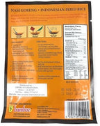 bamboe - NASI GORENG - INDONESIAN FRIED RICE - 6 x 1.4 OZ / 40 g / Product of Indonesia