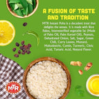 MTR 3minute Poha - Ready-to-Cook Mix - Authentic Indian Food in Just 3 Minutes - 100% Vegetarian - No Added Preservatives - Just Add Hot Water - Quick & Easy ((Regular Poha Cuppa - 80g, Pack of 6)