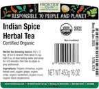 Frontier Co-op Organic Indian Spice Herbal Tea 1lb