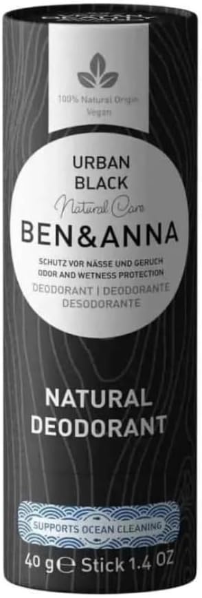 Ben & Anna Soda Deodorant Paper Tube - Urban Black 1.41 oz