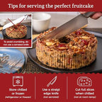 Beatrice Bakery Co. Original Fruitcake, Grandma's Old Fashioned Fruit and Nut Freshly Made, Brandy, Bourbon and Rum Fruitcake, Est. 1917 (32 oz Box)