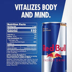 Red Bull Energy Drink with 80mg Caffeine plus Taurine & B Vitamins, 8.4 Fl Oz, 6 Packs of 4 Cans (Pack of 24)