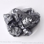 Erliway 1.25-2" Natural Terahertz Raw Stone and Healing Crystals, Rough Terahertz Stone for Tumbling, Cabbing, Fountain Rocks, Decoration, Raw Crystal and Healing Stones for Polishing, Wicca & Reiki