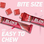 CLIF BLOKS - Energy Chews - Strawberry- Non-GMO - Plant Based Food - Fast Fuel for Cycling and Running-Workout Snack (2.1 Ounce Packet, 3 Count)