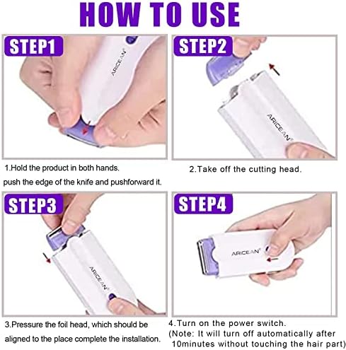 Silky Smooth Hair Eraser,Painless Hair Removal Tool Rechargeable Epilator Smooth Touch Hair Remover,Applicable to Any Part of The Body (1PC)