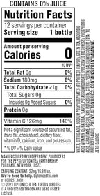 Lipton Diet Mixed Berry Green Tea, 16.9 Fl Oz Bottles (Pack of 12)