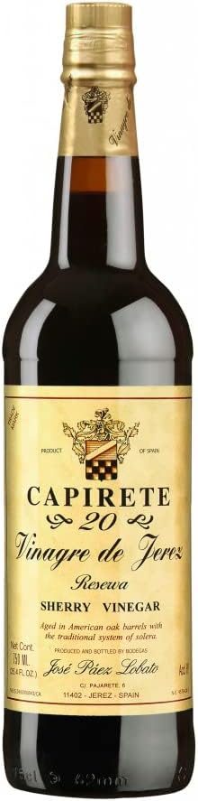 CAPIRETE 20 - Spanish Reserve Sherry Vinegar (20 years) - Glass bottle 25.4 Fl.Oz