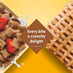 Wheat Chex Breakfast Cereal, Homemade Chex Mix Ingredient, Family Size, 19 oz