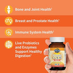 Garden of Life Vitamin D3 5000 IU, Raw Whole Food Supplements with Chlorella, Fruit, Veggies & Probiotics for Bone & Immune Health, 60 Vegetarian Capsules