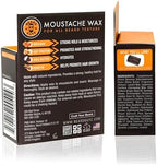 Beard Guyz Moustache Wax – Strong Hold Styling for Mustache & Facial Hair – Natural Beeswax & Carnauba Wax Grooming Balm for Sculpting, Shaping & Conditioning – 1 oz