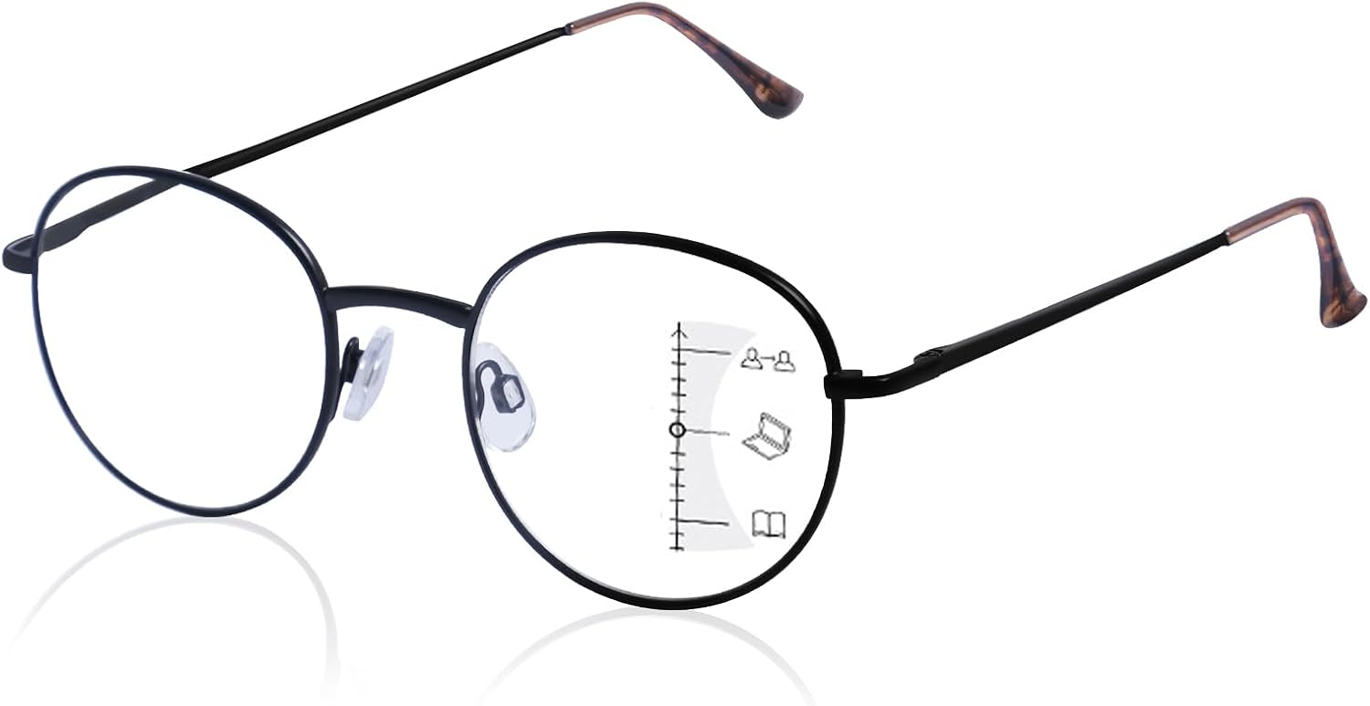Progressive Reading Glasses Men Women Blue Light Blocking Photochromic Multifocus Reader Transition Sunglasses