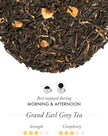 TWG Tea | Grand Earl Grey | Black Tea | Caramel | Haute Couture Tin, 110g | Gift Set