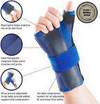 Neo-G Wrist and Thumb Brace, Stabilized - Spica Support For Carpal Tunnel Syndrome, Arthritis, Tendonitis, Joint Pain - Adjustable Compression - Class 1 Medical Device - Left
