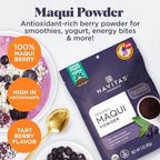 Navitas Organics Maqui Powder, 3 oz. Pouch, 17 Servings — Organic, Non-GMO, Freeze-Dried, Gluten-Free