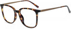 Firmoo Oversized Blue Light Blocking Glasses for Women/Men, Large Square Frame Computer Glasses for Screens