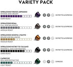 Nespresso Capsules Original Line, Ispirazione Favorites Variety Pack, Medium & Dark Roast Espresso Coffee, 50 Count Coffee Pods