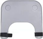 Wheelchair Tray Table for Adults, Removable Wheelchair Lap Tray with Water Cup Card Slot, Waterproof Thick and Durable Dining Board, Medical Portable Velcro Fixed,Gray